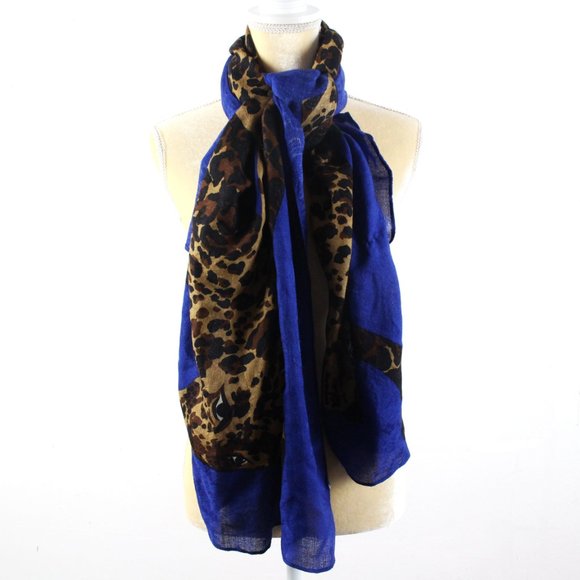 YSL Very Rare 1980s Leopard Shawl - Picture 6 of 13
